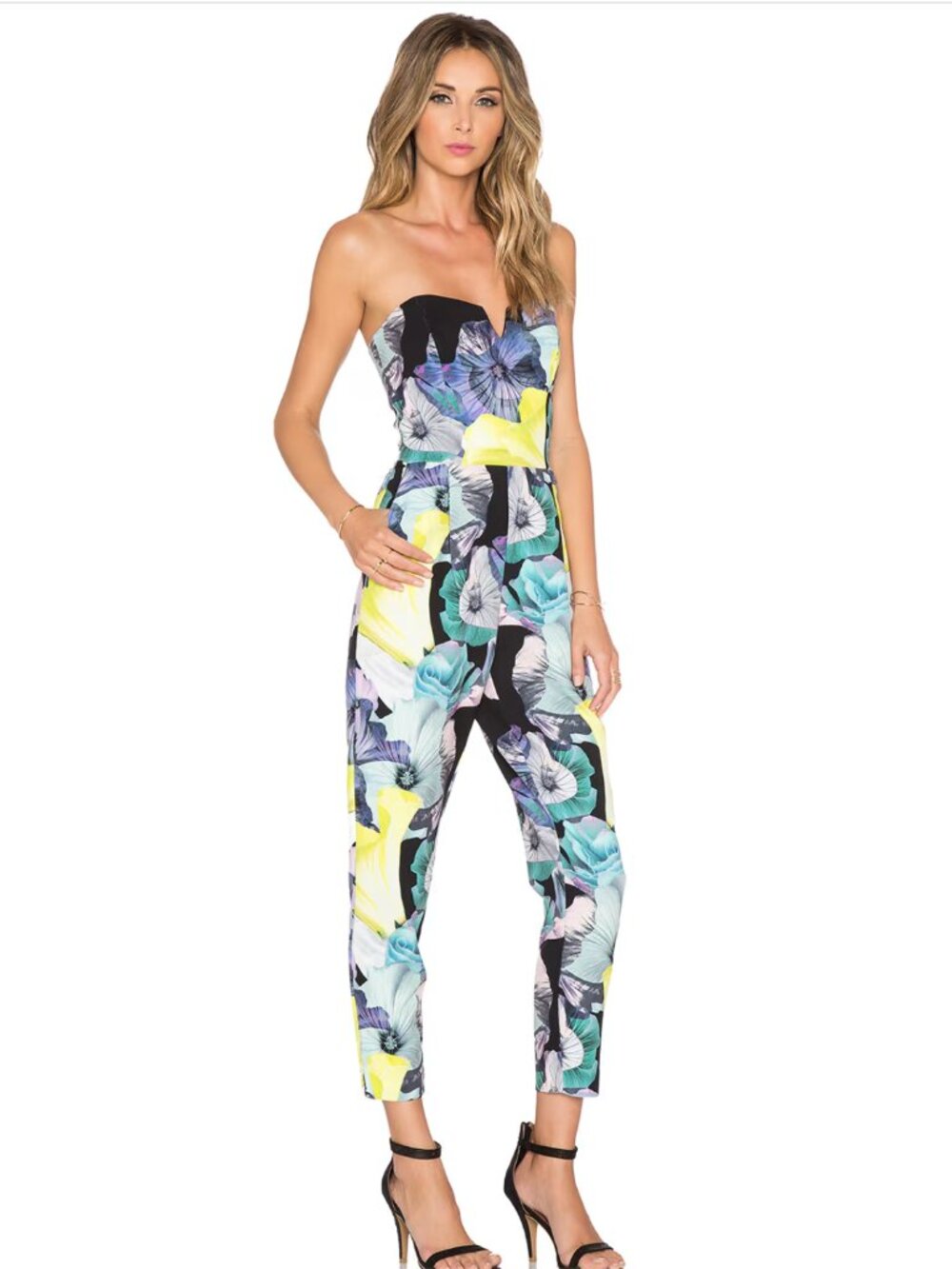 Bardot Floral Jumpsuit Size Small